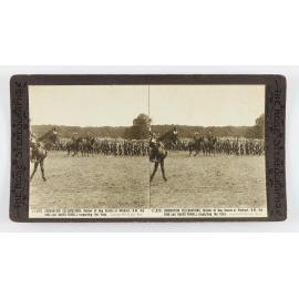 Coronation Celebrations, Review of Boy Scouts at Windsor, H.M. the King and Baden Powell inspecting the lines
