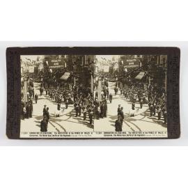 Coronation celebrations, The Investiture of the Prince of Wales at Carnarvon. The Welsh goat, the pet of the regiment