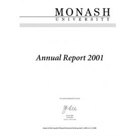 Annual Report of Council 2001