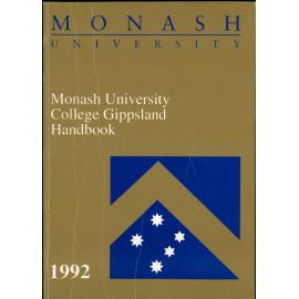 Monash University College Gippsland Handbook 1992