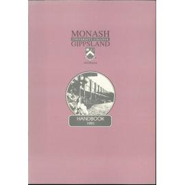 Monash University College Gippsland Handbook 1991