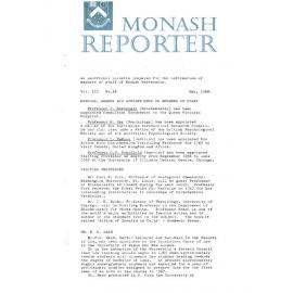 Monash Reporter vol.3, no.18