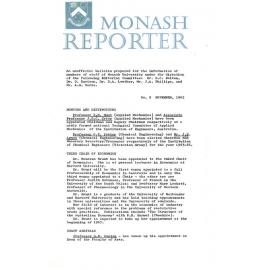 Monash Reporter 1965, no.9