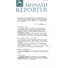 Monash Reporter 1965, no.7