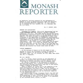 Monash Reporter 1965, no.6