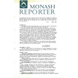 Monash Reporter 1964, no.1