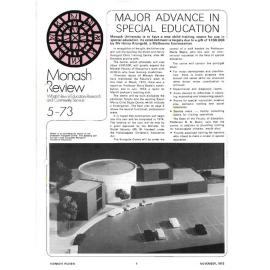 Monash Review: what's new in education, research and community services no.5-73