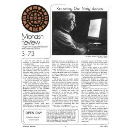 Monash Review: what's new in education, research and community services no.3-73