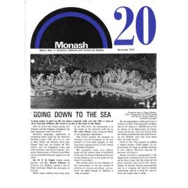 Monash: What's new in education, research and community services no.20