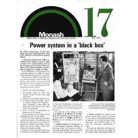 Monash: What's new in education, research and community services no.17