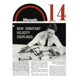 Monash: What's new in education, research and community services no.14