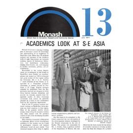 Monash: What's new in education, research and community services no.13