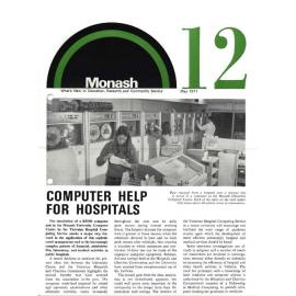 Monash: What's new in education, research and community services no.12
