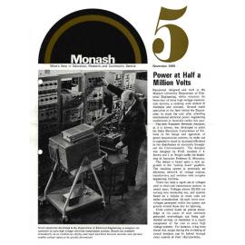 Monash: What's new in education, research and community services no.5