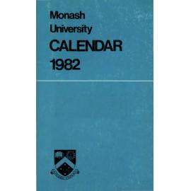 Monash University Calendar 1982