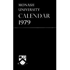 Monash University Calendar 1979