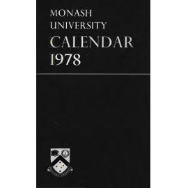 Monash University Calendar 1978