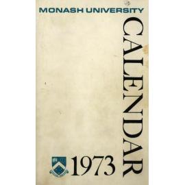 Monash University Calendar 1973
