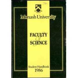 Faculty of Science Handbook 1986