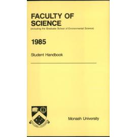 Faculty of Science Handbook 1985