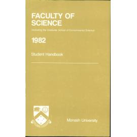 Faculty of Science Handbook 1982