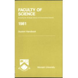Faculty of Science Handbook 1981