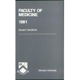 Faculty of Medicine Handbook 1981