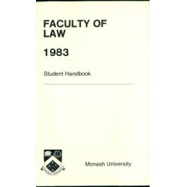 Faculty of Law Handbook 1983