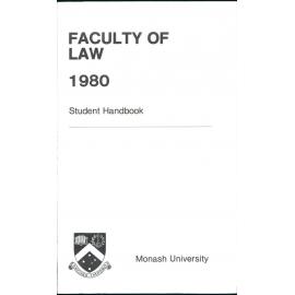 Faculty of Law Handbook 1980