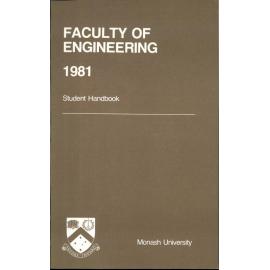 Faculty of Engineering Handbook 1981