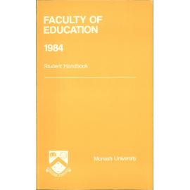 Faculty of Education Handbook 1984