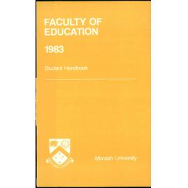 Faculty of Education Handbook 1983
