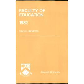 Faculty of Education Handbook 1982
