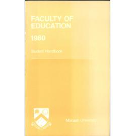 Faculty of Education Handbook 1980