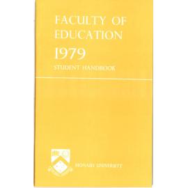 Faculty of Education Handbook 1979