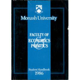 Faculty of Economics and Politics Handbook 1986