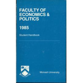 Faculty of Economics and Politics Handbook 1985