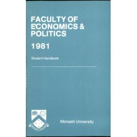 Faculty of Economics and Politics Handbook 1981