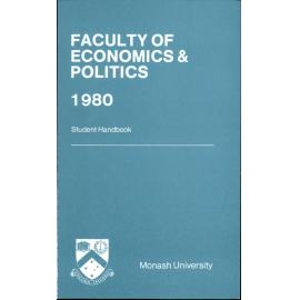 Faculty of Economics and Politics Handbook 1980