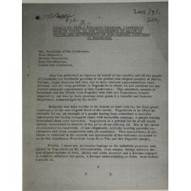 Speech by Prince Norodom Sihanouk, Cambodian Head of State, at the Conference of Heads of States and Governments of Non-aligned Countries at Belgrade