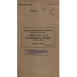 Allied Geographical Section South West Pacific Area Terrain Studies
