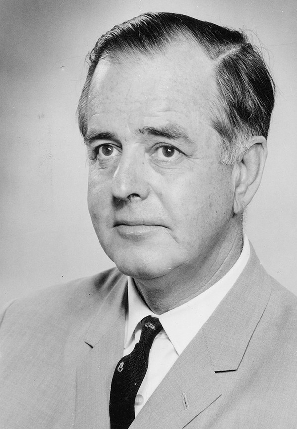 Professor Rod Andrew, Dean of Medicine, circa 1960